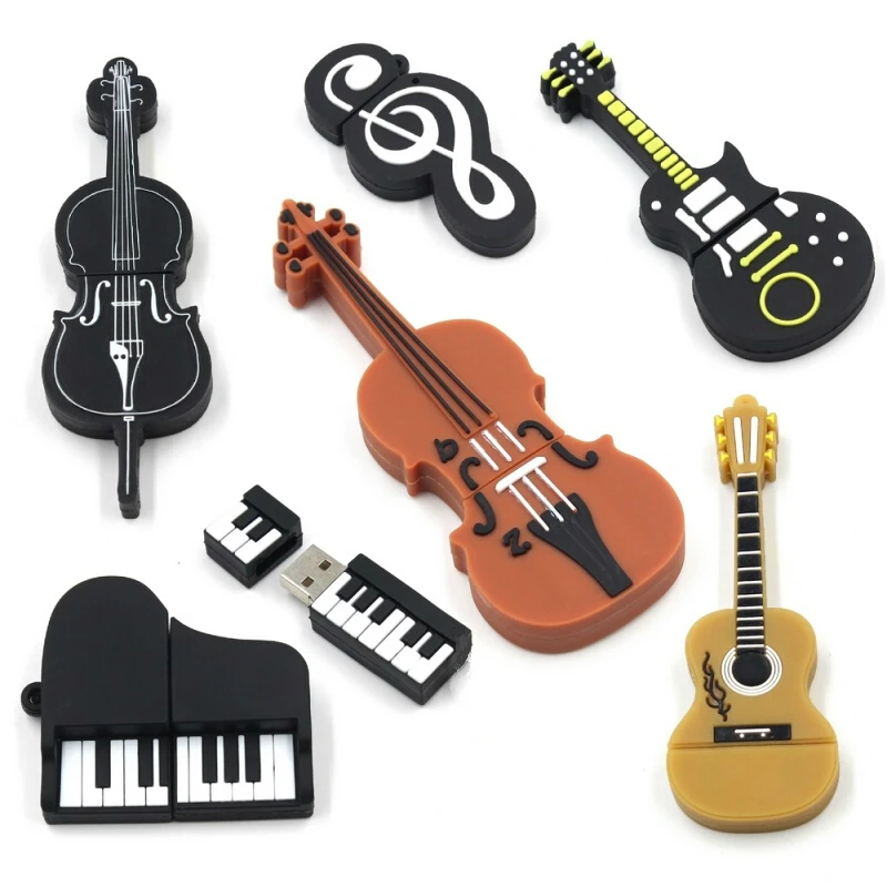 

Piano/Mike Usb Flash Drive 256GB Flash Memory Card Musical Instruments Pendrive 4GB 8GB 16G 32GB 64G 128GB Pen Drive Disk On Key