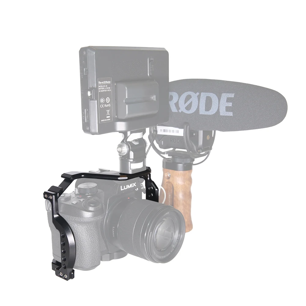NICEYRIG S5 – Gabbia Protettiva Per Panasonic LUMIX S5 Con Attacco NATO E Fori Di Posizionamento