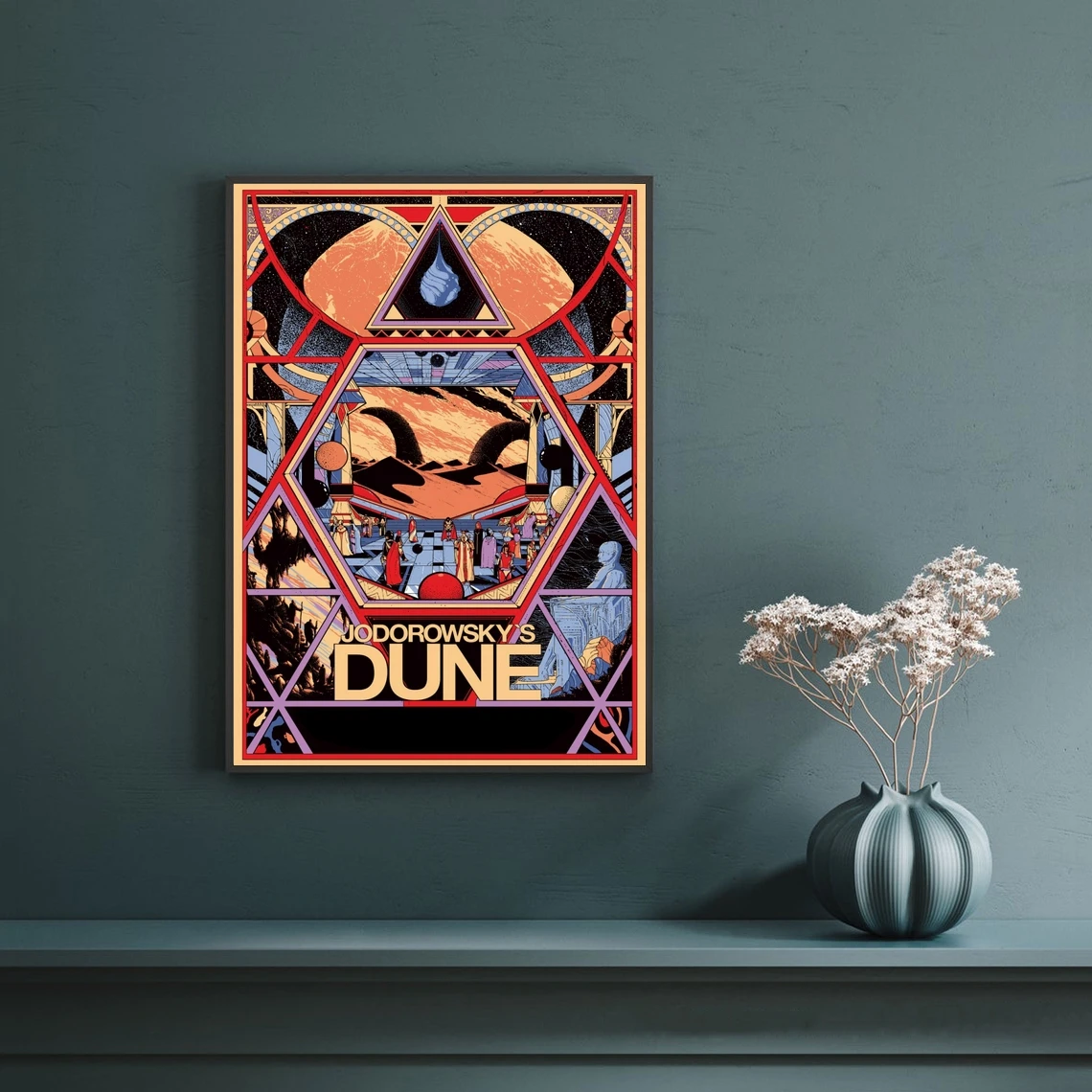 Dune Movie Poster Classic Movie Retro Alternative Minimalist Canvas Poster Print Home Decoration Wall Painting, No Frame