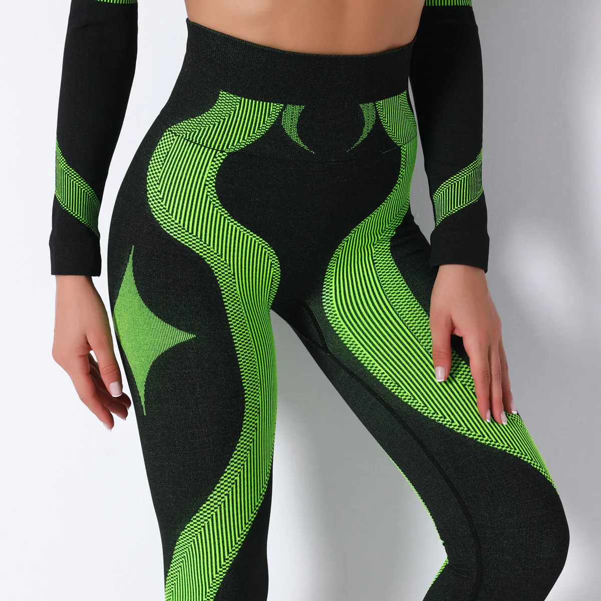 Women Girl Skiing Underwear Set Fitness Workout Thermal Gym Ski Snowboarding Sport Running Yoga Exercise Suit Long Johns 9185