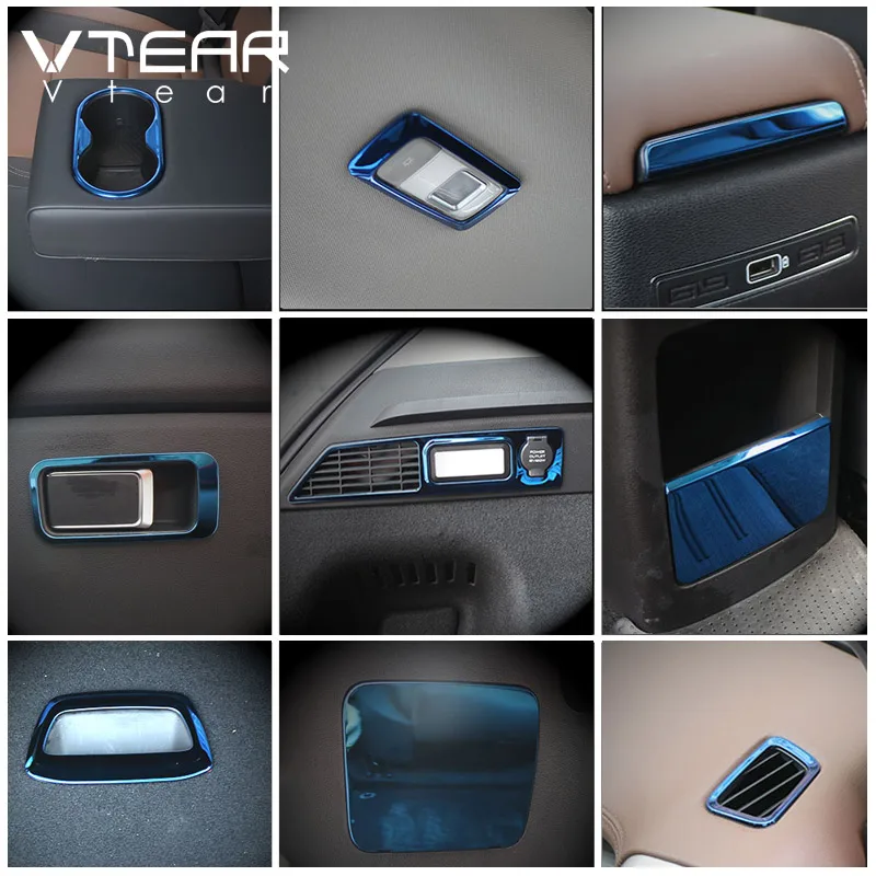 Vtear For Geely Coolra SX11 BelGee X50 interior armrest air conditioner outlet cup holder cover Glove box trim accessories 2022