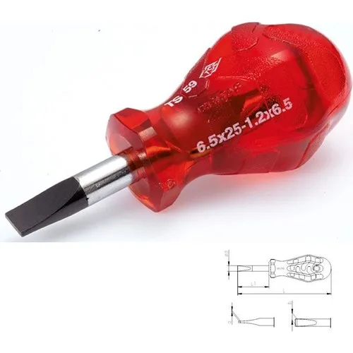 İzeltaş 4110 Kraft Spinning Top Flat Screwdriver 5,5 X40