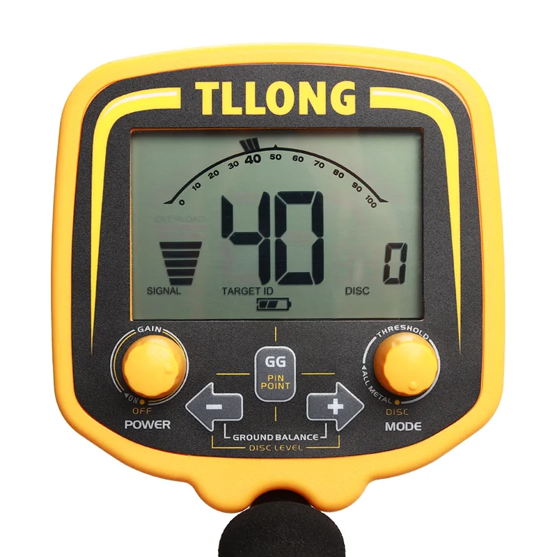 2020 New Metal Detector Underground Gold Detector Waterproof Pinpointer Treasure Hunting ATX With LCD Display & 9V Power
