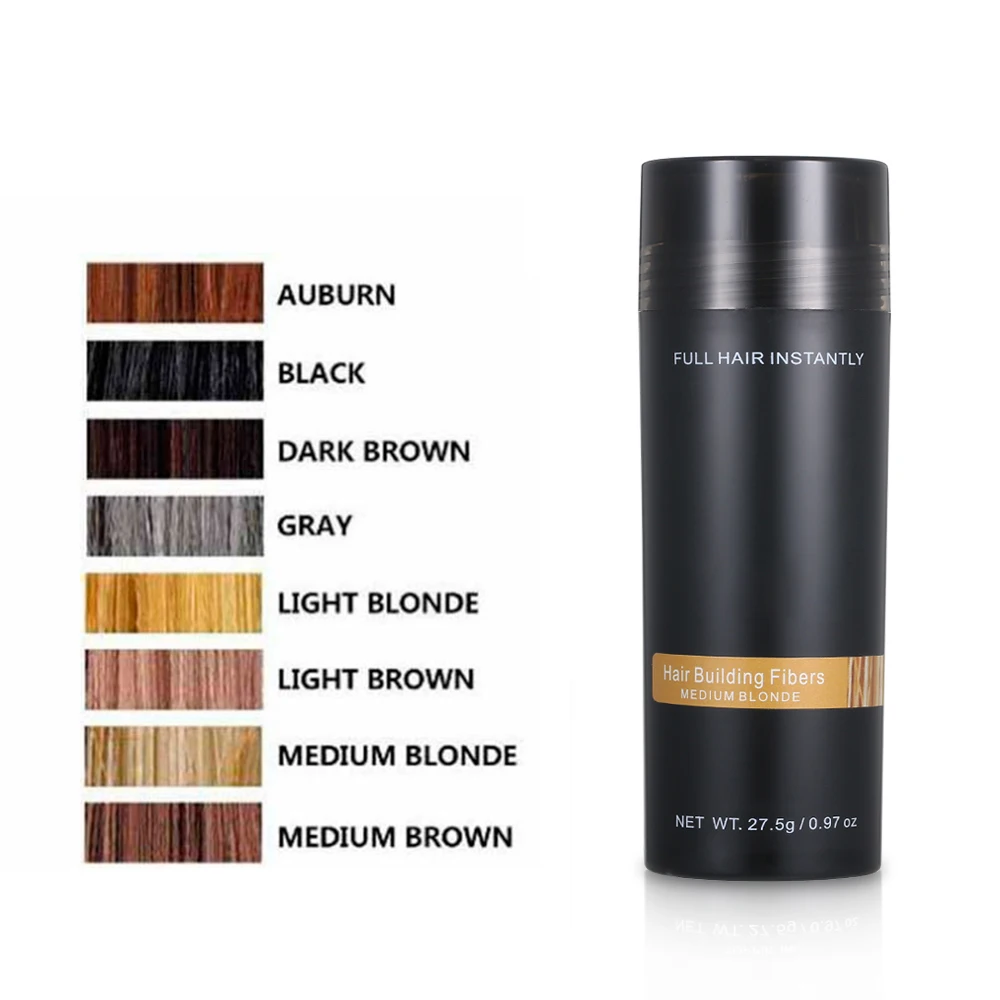 Hair Fibers Keratin Thickening Spray Hair Building Fibers 27.5g Loss Products Instant Wig Regrowth Powders Poudre