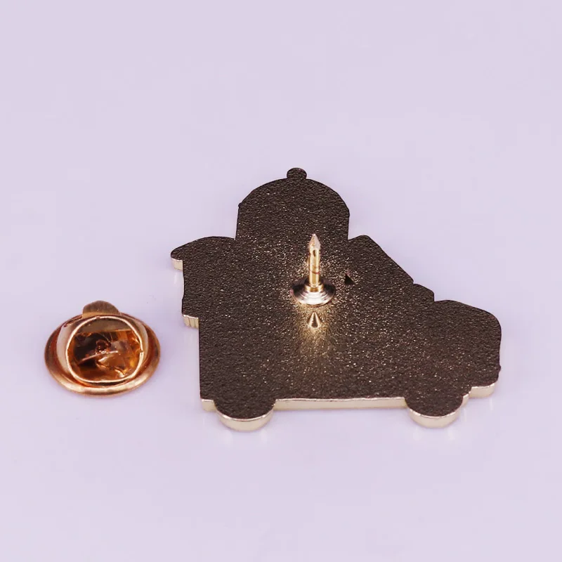 Student\'s luggage cart inspired hard enamel pin witchcraft movie fans must have accessory