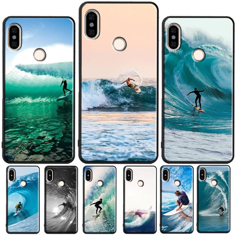 Extreme Sports Surfing For Redmi Note 11 Pro Phone Case For Redmi Note 10 Pro 7 8 9 Pro 10S 9S Redmi 10 9A 9T 9C