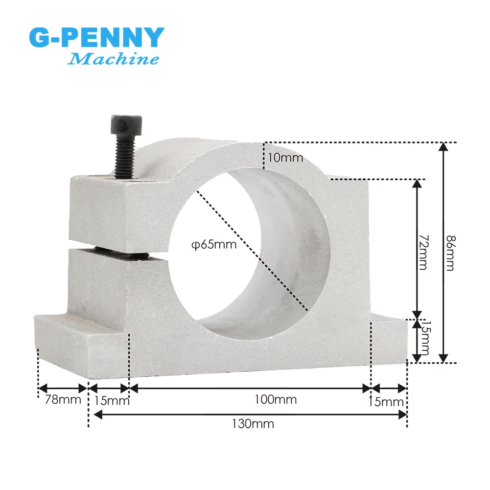 Imagem -06 - G-penny Água de Refrigeração Kit Eixo 1.5kw Er11 Eixo 1.5kw Inversor Vfd 65 mm Bracket Bomba de Água 75w