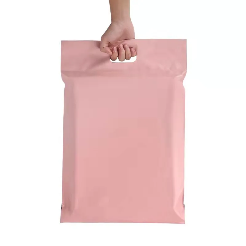 50Pcs/Lots PE Plastic Self-Seal Mailbag Light Pink Poly Envelope Waterproof Postal Courier Bags Delivery Package Packaging