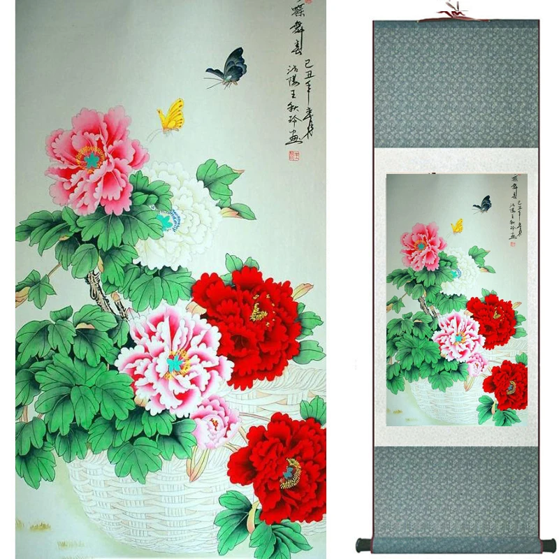 

Flowers painting Chinese traditional art painting home decoration paintings20190824028