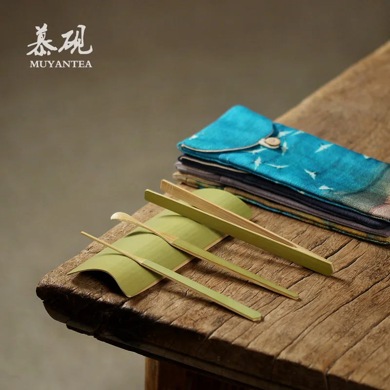 MuYan polyester ramie hand-made tea is 4 times receive bag portable receive Chang Qingzhu tea is ChaZhen ChaGa TSP