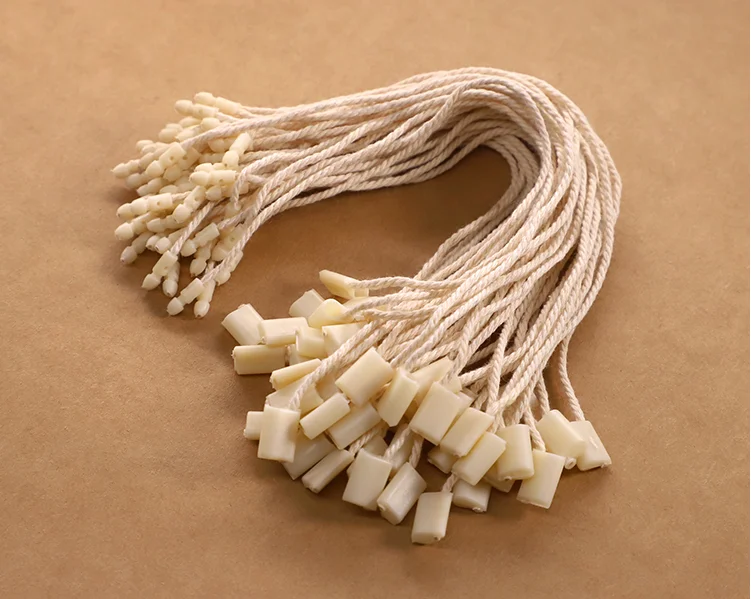 

Пластиковая веревка для подвешивания бирок с пулевой пробкой, хлопковый шнур с Защелкивающейся головкой, пряжка с замком, модная сумка, застежка для ценника