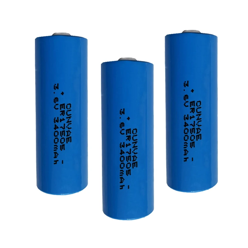 3pcs ER17505 17505 LS17505 3.6V A Size Lithium Battery 3400mAh Thionyl Chloride Battery for Electronic Meters Tracking Device