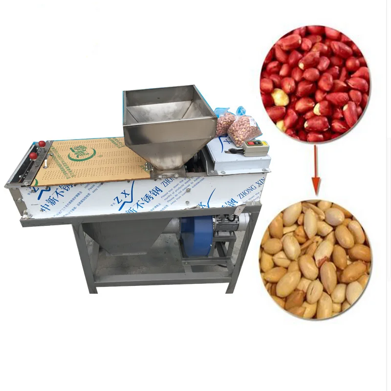 

Automatic dry peanut peeling machine, almond peeling machine