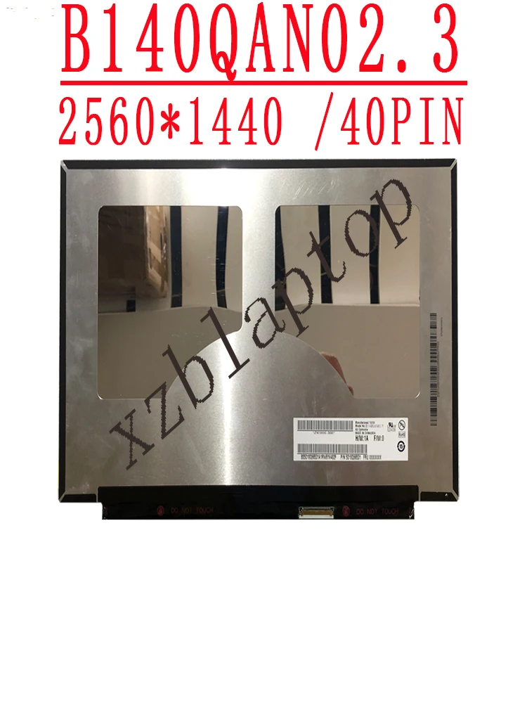 Imagem -04 - Painel de Tela Lcd sem Toque para Laptop 14.0 Polegadas 2560x1440 Wqhd Edp com 40 Pinos p n