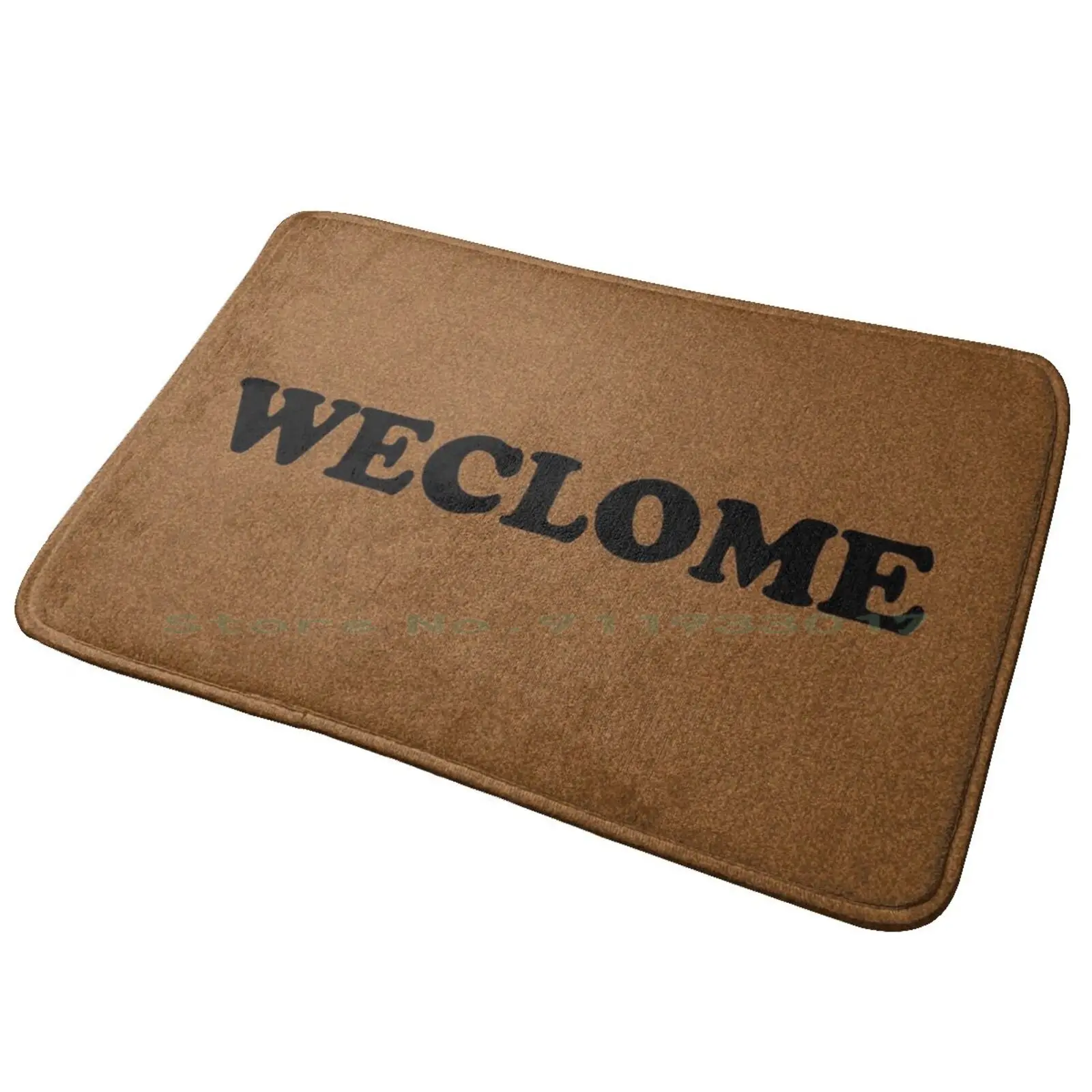 

Funny You Are Weclome ( Welcome ) Silly Slogan  2021 Karen-Anne Geddes Entrance Door Mat Bath Mat Rug Van Gogh Museum Theo Van