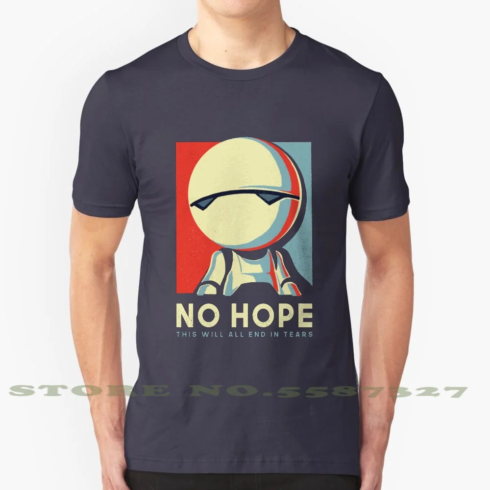 No Hope-Hitchhiker Romance Comic Book, 100% Algodão T-Shirt, Comédia Ficção Científica, Douglas Guia Mobilephone, Galaxy Vídeo