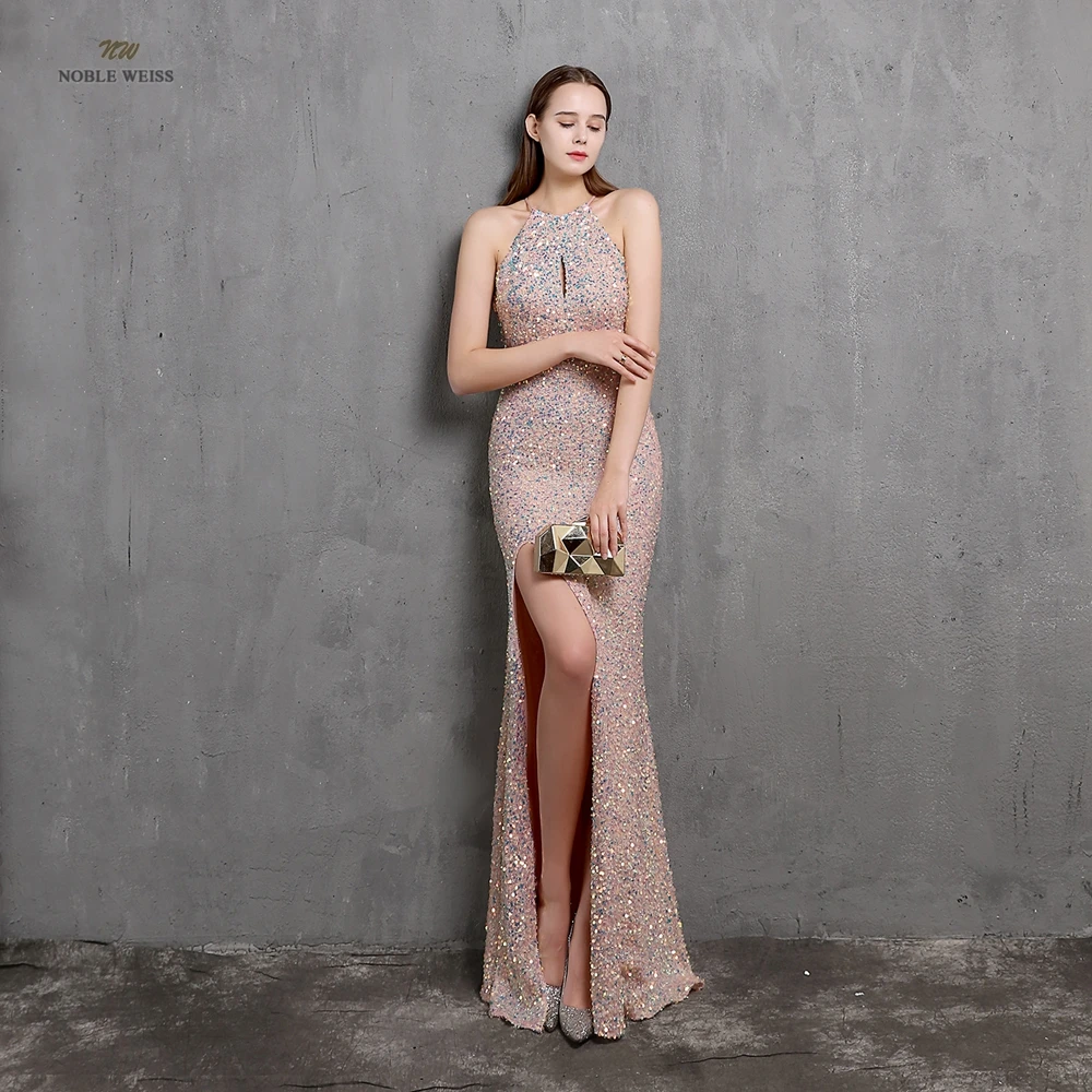 

Evening Dress Floor-Length Prom Dresses Mermaid Sequin Dresses Woman Party Night Evening Dresses