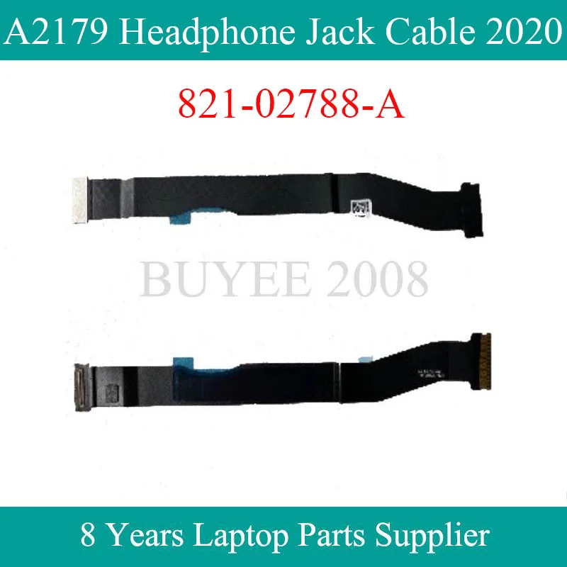 

Genine 13.3" A2179 Headphone Jack Cable 821-02788-A For Macbook Air 13" A2179 Audio Jack Flex Cable 821-02788 2020 Year