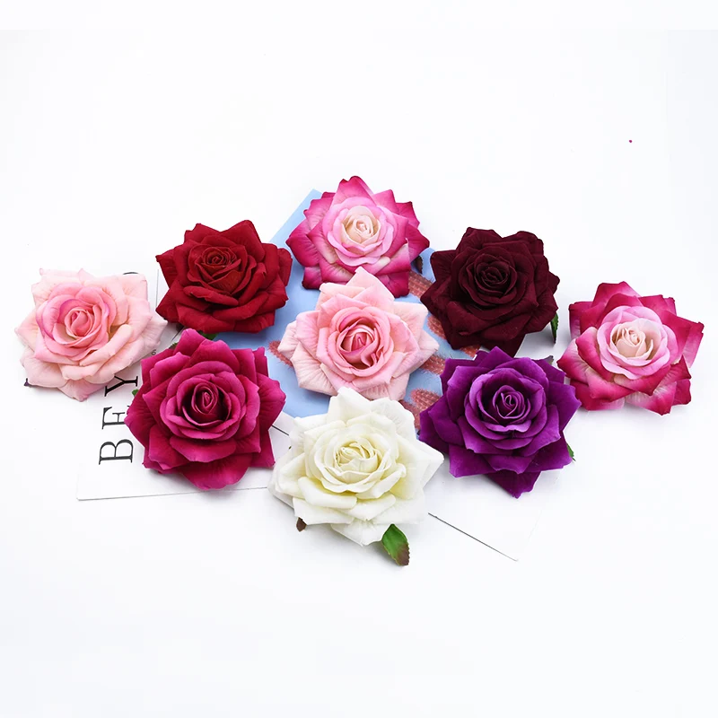 30/50 Stück künstliche Blumen für Zuhause, Raumdekoration, Hochzeit, Brautaccessoires, Ausverkauf, DIY-Geschenke, Boxen, Sammelalbum, Braut-Brosche – Detail 6