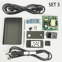 T12 Oled Soldering Station Digital Display Tube Kit Aluminum Alloy Shell Diy Accessories Electric Soldering Irons