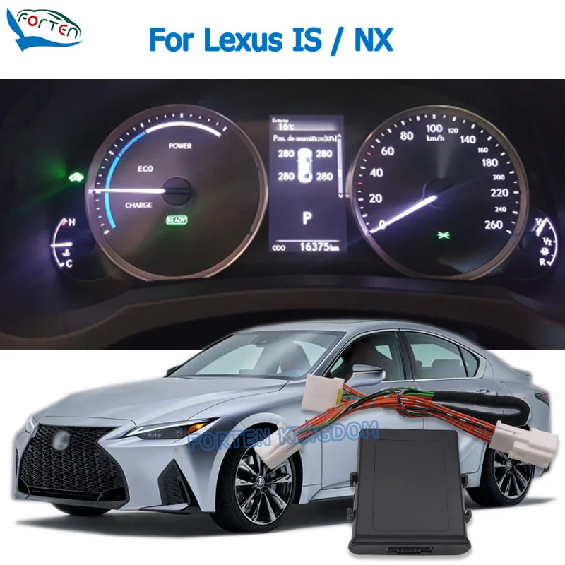 Forten Kingdom TPMS Tire Digital LCD Display Auto Security Alarm Tyre Pressure For Lexus IS Series/Lexus NX Series