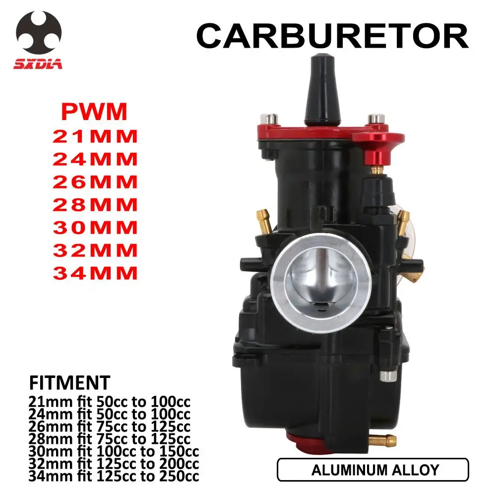 

Motorcycle Universal 21 24 26 28 30 32 34mm PWK Carburetor Carburador Carb For Maikuni ATV Scooter Dirt Pit Bike