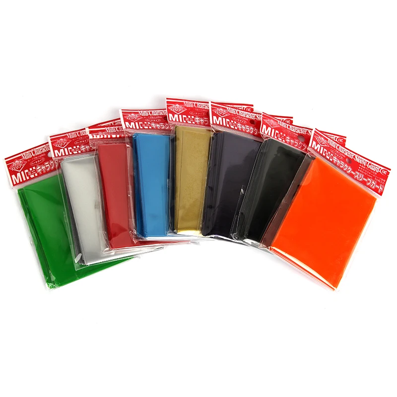 Fundas protectoras de cartas de 8 colores para juegos de mesa, cubierta de Tarot TCG, adivinación, 50 piezas