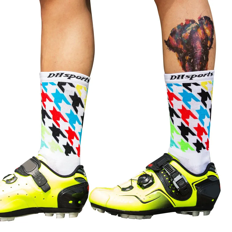 2 Pairs/lot Men Running Socks Sport Socks Running Calcetines Ciclismo Nylon Cycling Sox Hiking Compression Socks Women