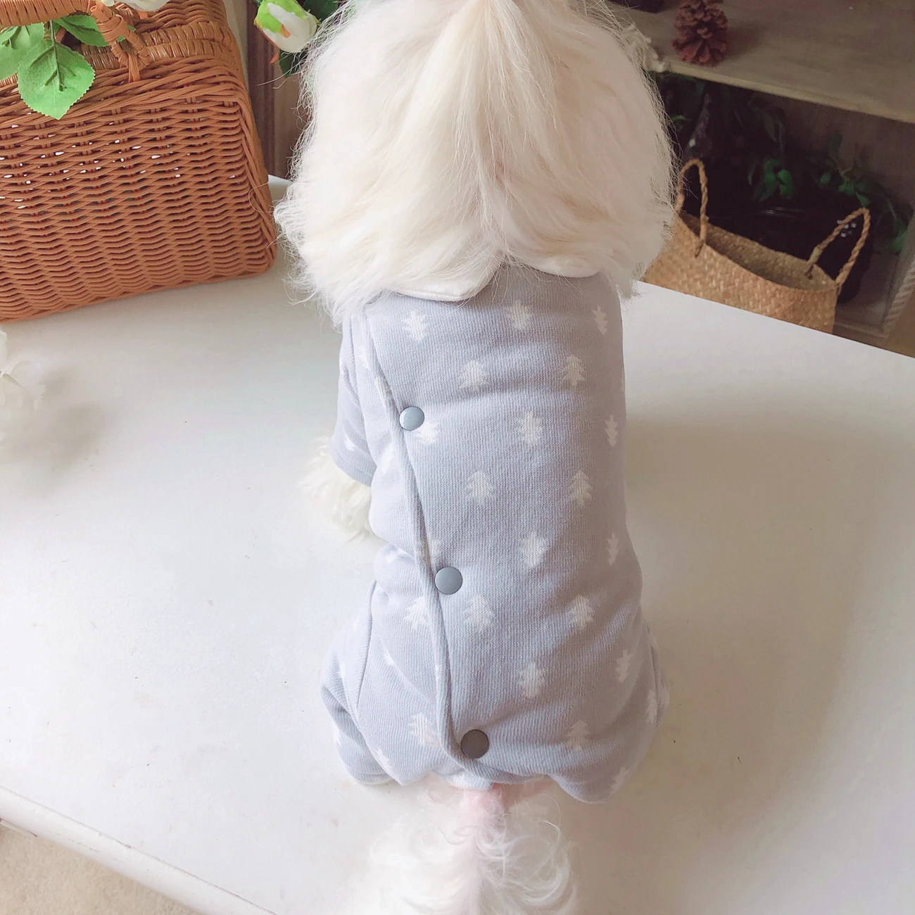 Girl Dog Cotton Clothes Winter Thicken Warm Jumpsuit Small Pets Coat Puppy Costume Yorkshire Pomeranian Bichon Poodle Clothing