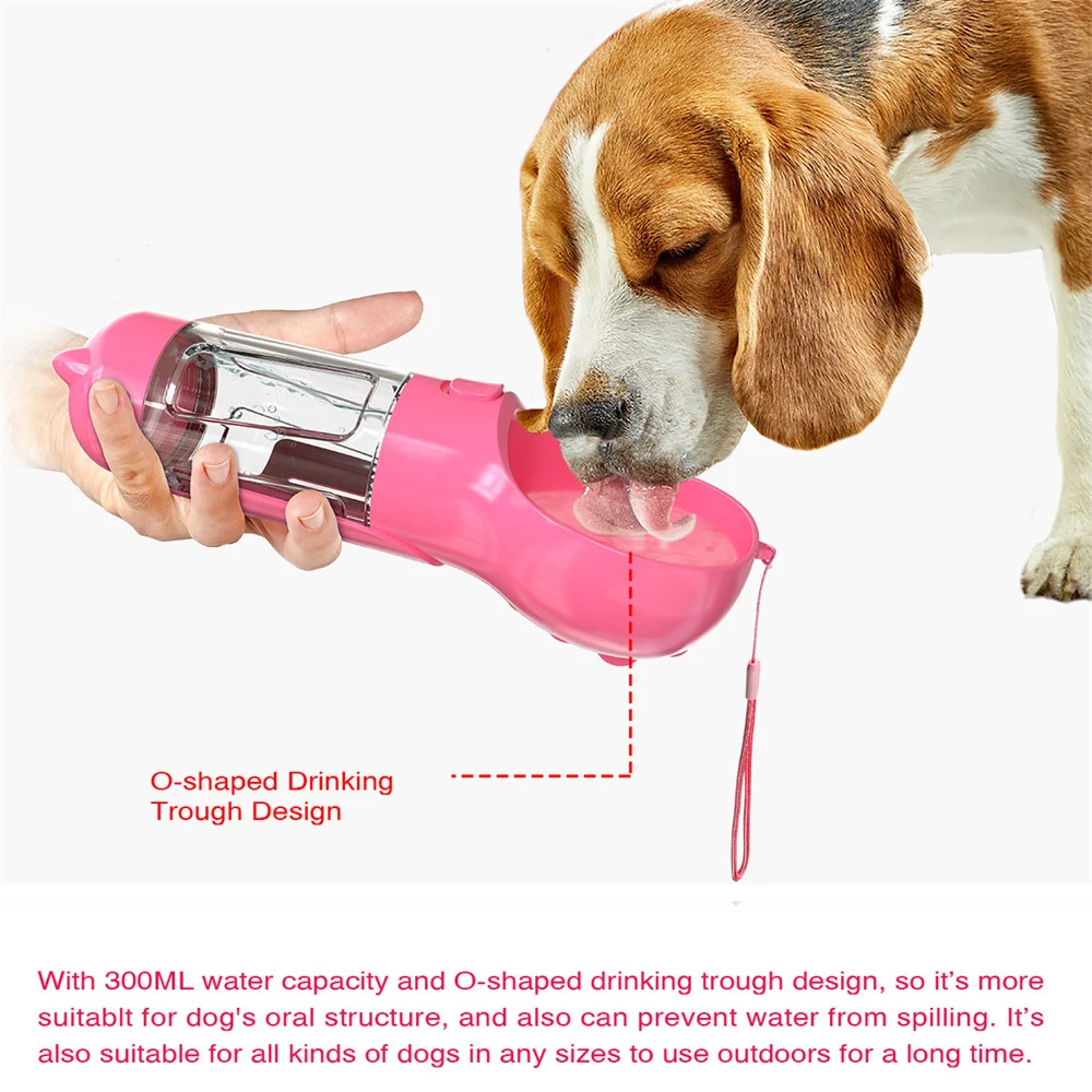 Multifunction Pet Dog Water Bottle For Cat Dogs Travel Puppy Drinking Bowl Outdoor Pet Water Dispenser Feeder Pet Product