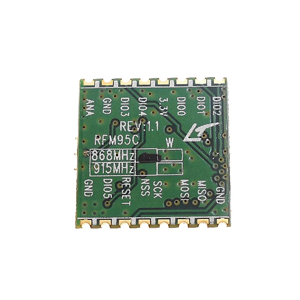 RFM95C RFM95 RF 수신 모듈 LoRa / FSK 초저전력 소비 868MHZ / 915MHZ 통과 FCC 인증, 1 개입