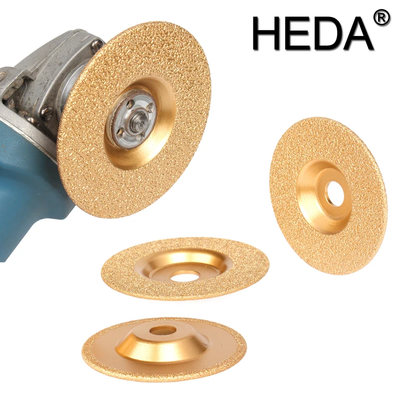 

100/125mm 1Pc Diamond Cast Iron Cutting Grinding Disc Grit 36 Coarse Sand Blade Cast Iron Alloy Stone Auto Parts Grinding Wheel