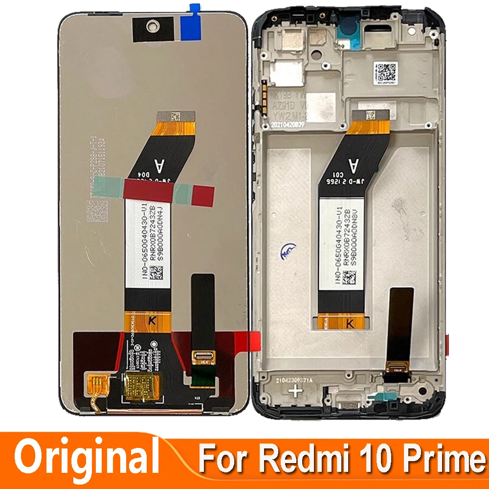 

For Xiaomi Redmi 10 Prime 21061119BI Display LCD Touch Digitizer Sensor Assembly