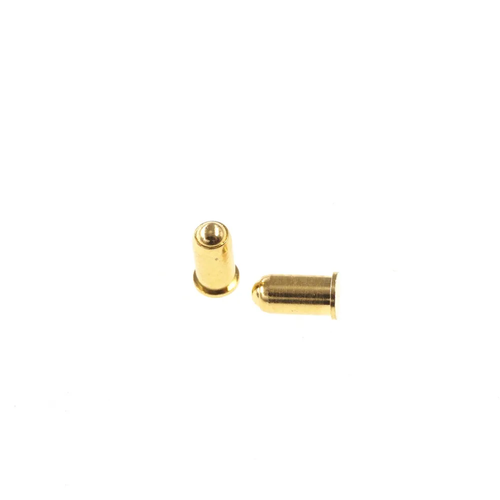 10 Pcs Conductive Brass Ball Point Plunger Pogo Pin 3.0x5.45 MM High Current Spring-Loaded Probe Connector SMT PCB M1436-3A