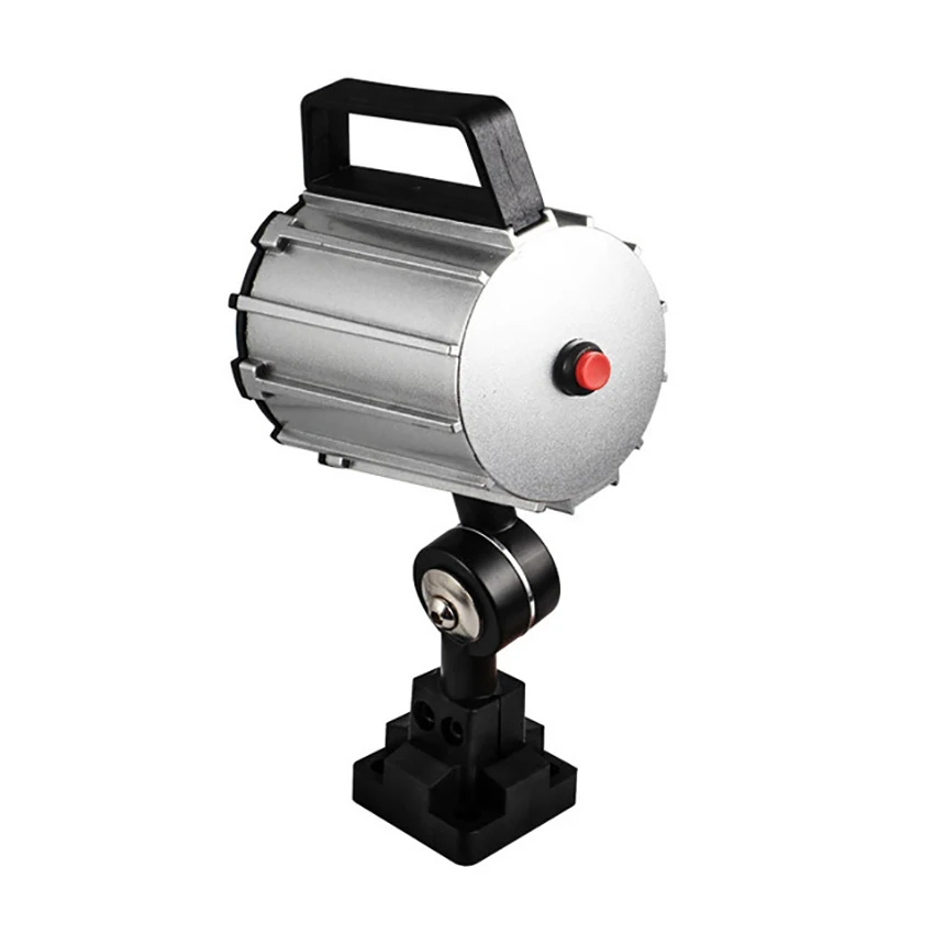 LED Work Light Waterproof Lamp for Machine Tools Lathe Milling Drill Industrial Lighting 7W 24V, Short Arm Type, Screw Mounted
