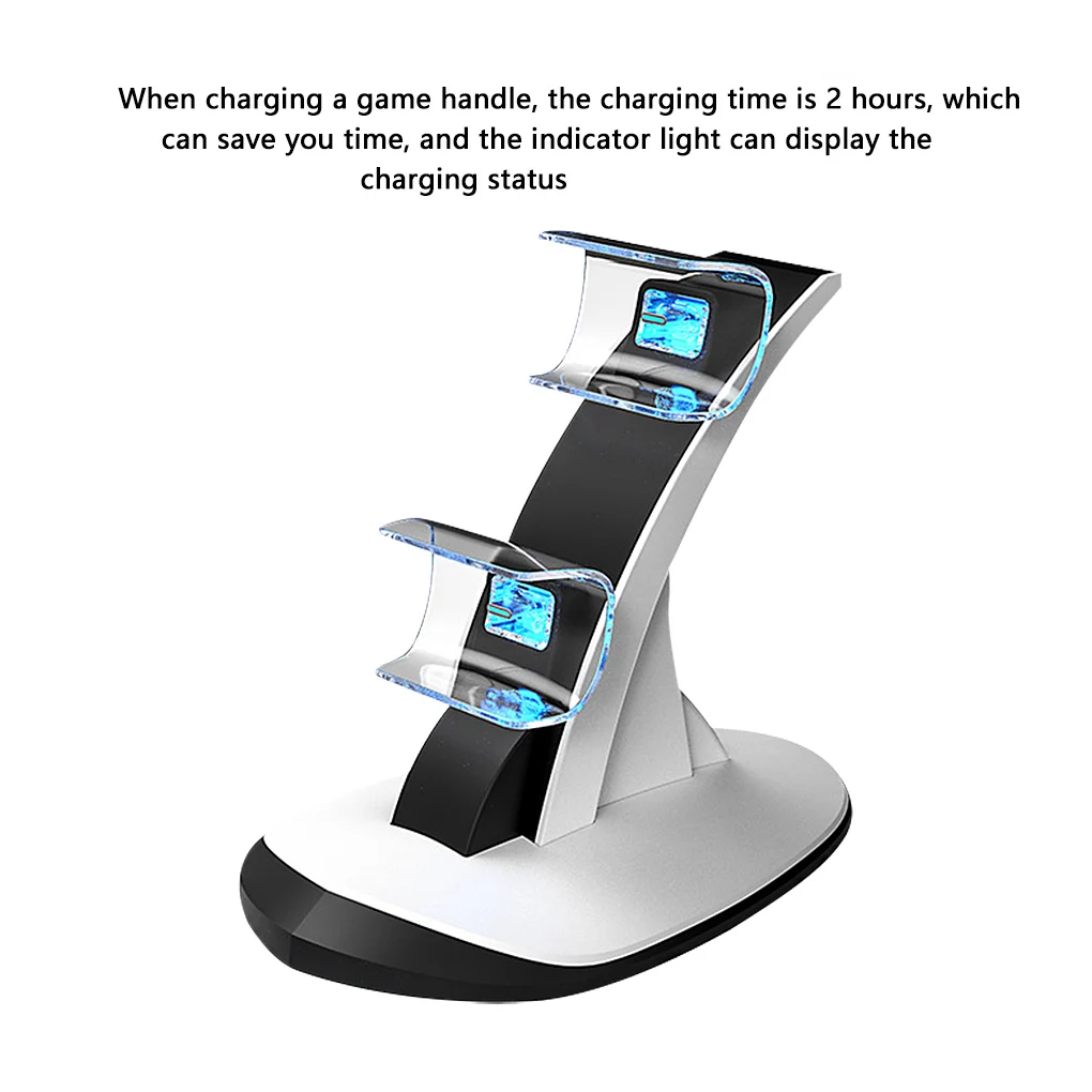 Dual USB Handle Fast Charging Dock Station Stand Charger Gamepad Game Controller Charger Joystick For Sony Playstation PS5