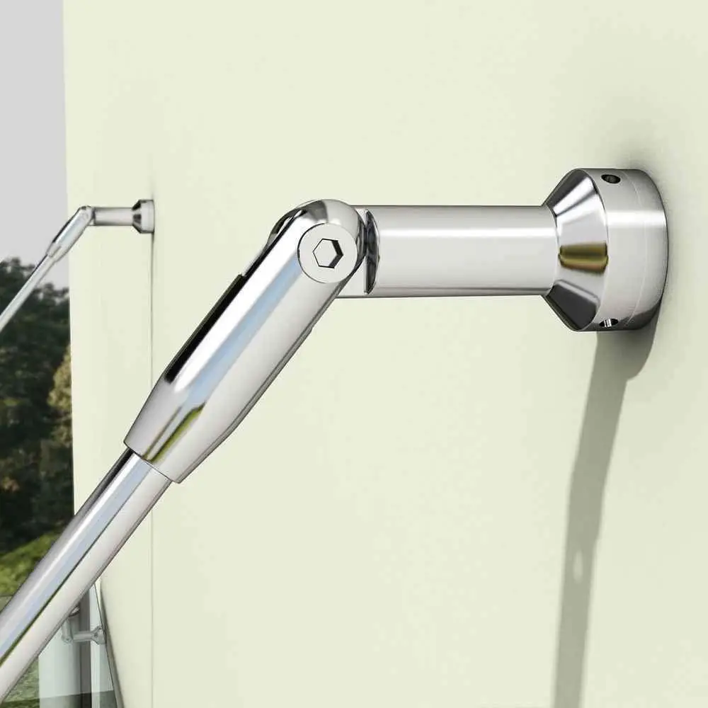 Imagem -04 - Vidro Temperado Door Canopy Porch Toldo Suportes sem Vidro Moderno Aço Inoxidável Kinmade304