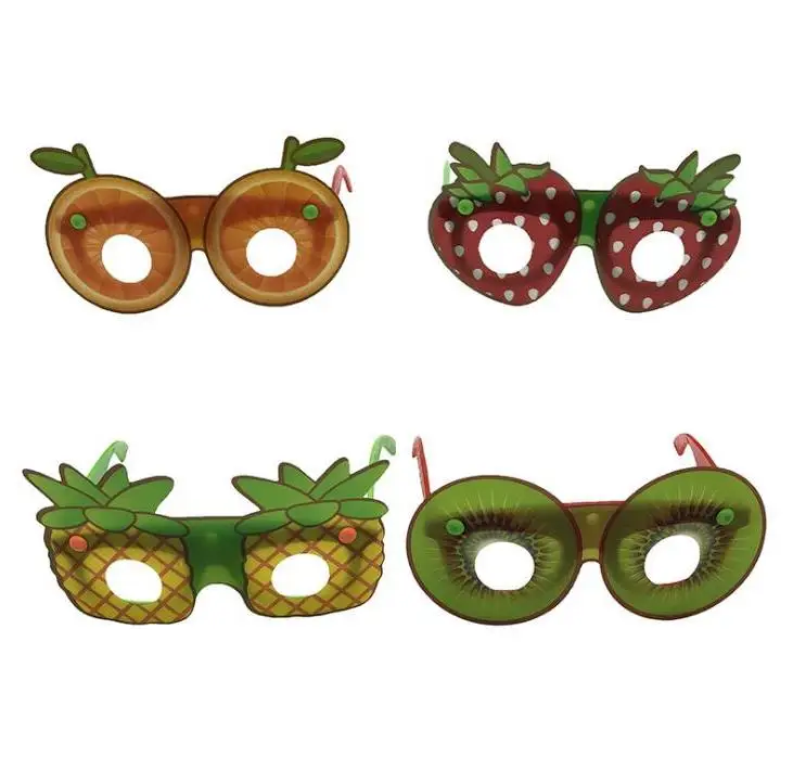 Creative Fruit Shaped Sunglasses Fashion Children Decorative Glasses Handmade Diy Party Cartoon Eyewear Party Favor Wholesale