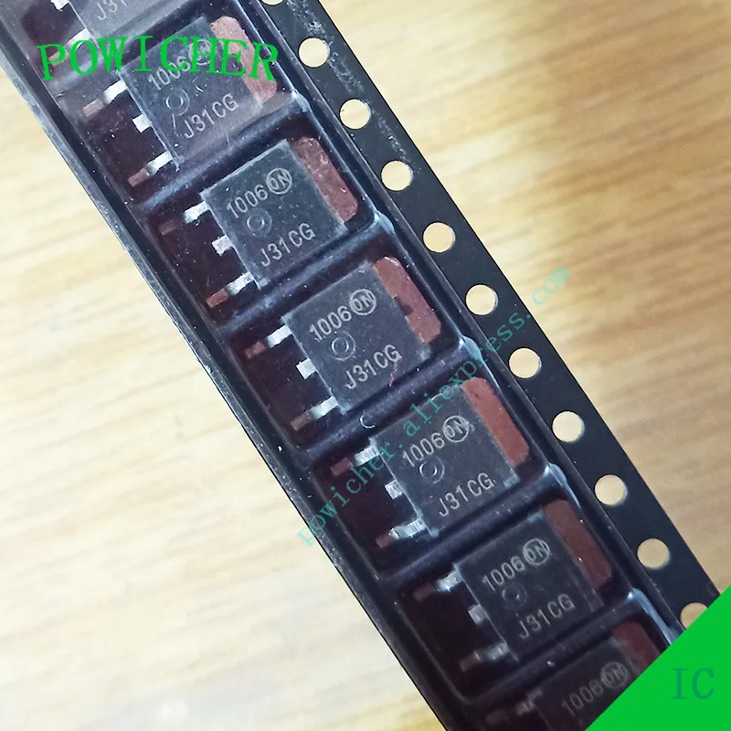 10Pcs J31CG MJD31CT4G MJD31C MJD31CT4 TO-252ในสต็อก