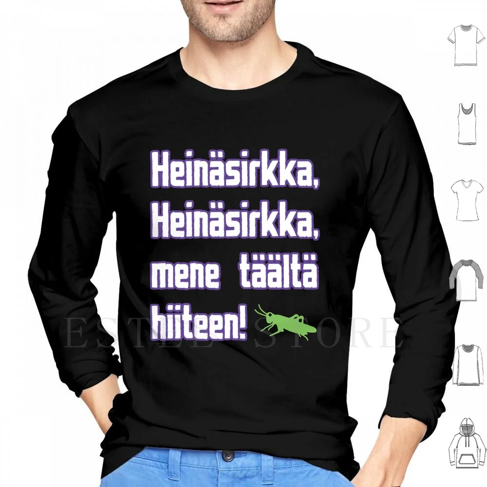 Heinasirkka Hoodies Long Sleeve Saint Urho Saint Urhos Day Saint Urho St Urhos Day St Urho Finland Finnish