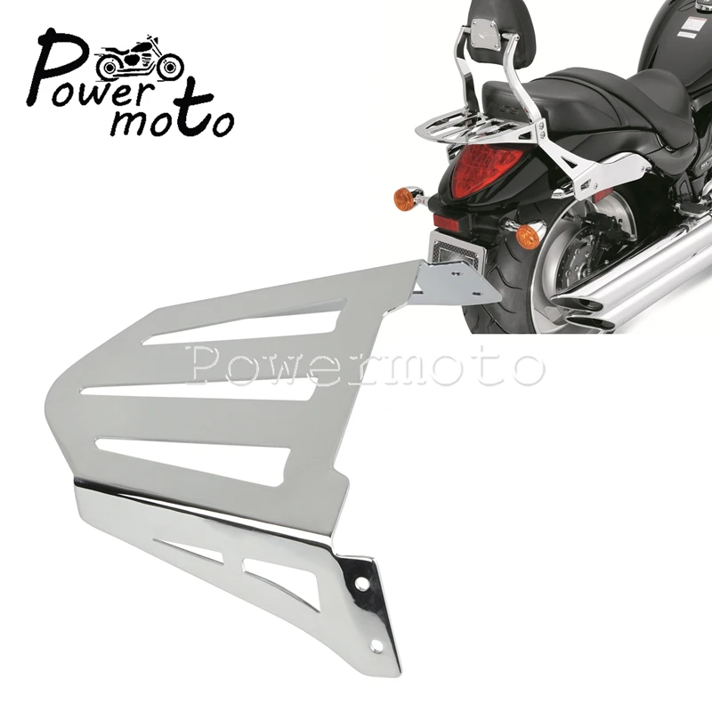 Sissy Bar Luggage Rack Chrome Rear Passenger Luggage Carrier Bracket Support for Suzuki Boulevard M109R BOSS M90 2007-2014