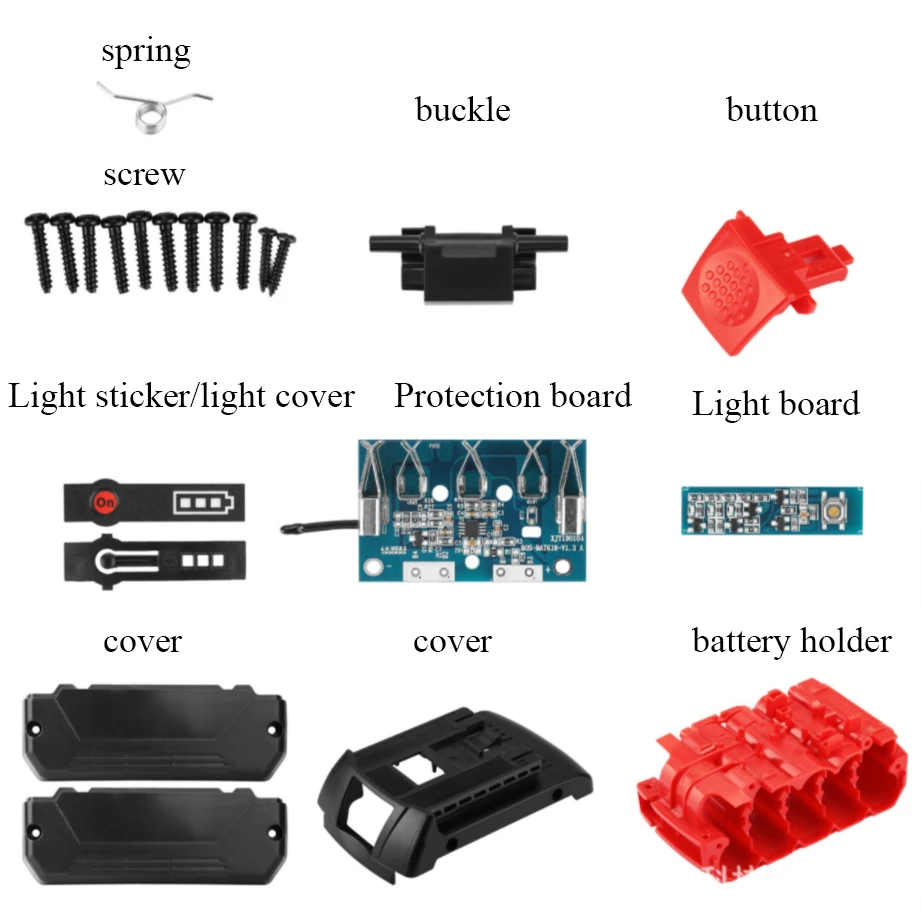 Power Tool Battery Plastic Shell Replacement Case for Bosch 18V Cover ( No Cells Inside ) BAT 614