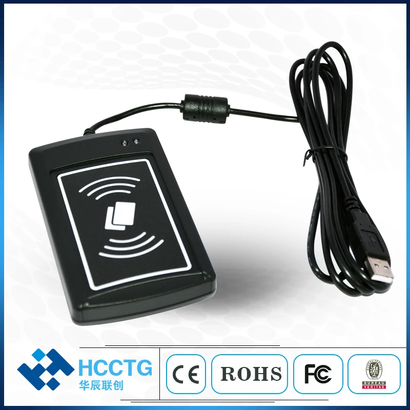 USB ISO14443 13.56MHz Mobile Proximity Contactless Smart RFID Card Reader Writer ACR1281U-C8