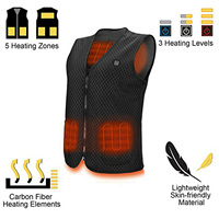 Newly Electric Heated Vest Jackets Usb Warm Up Heating Pad Body Warmer Winter Clothing Unisex Chaleco Calefactable 발열조끼