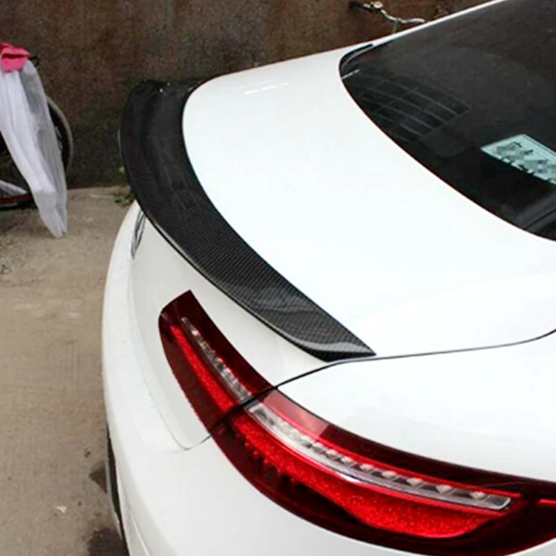 

PSM Style For Mercedes W238 spoiler E Class Coupe E250 E400 E500 E550 2-Door Carbon Fiber Rear Trunk Spoiler Wing 2016 - UP
