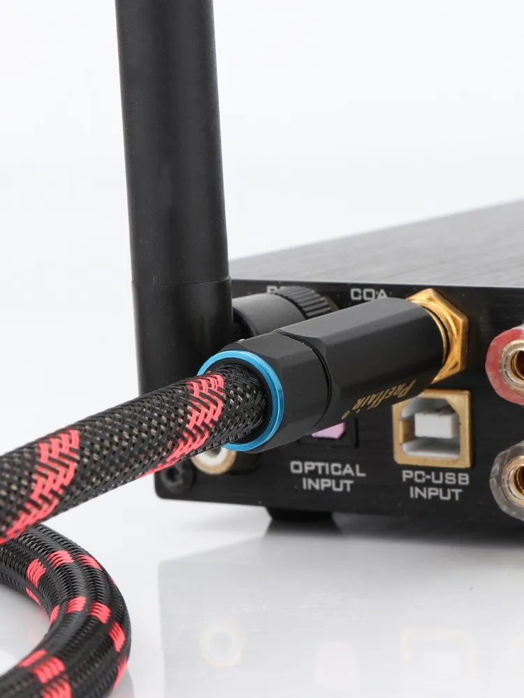 Preffair X414 Versilbertes digitales Koaxial-Audiokabel mit versilbertem RCA-Stecker, digitales HIFI-Audio-RCA-Kabel – Detail 10