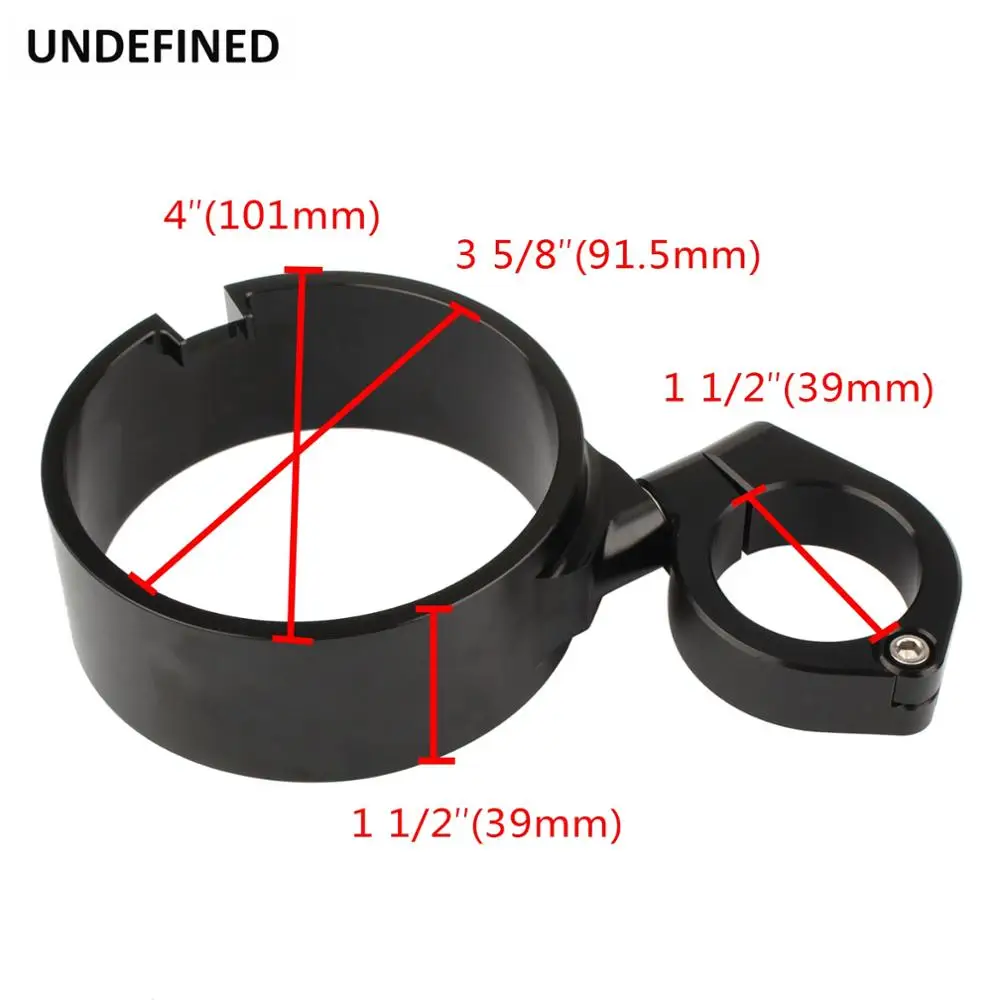 Motorcycle Speedometer Ring Bracket Side Mount Black Speedo Relocator Brackets Clamp for Harley 93-2015 Sportster 1993-2005 Dyna