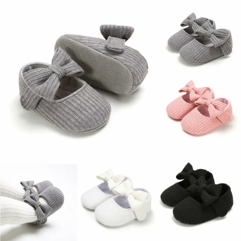 Pudcoco US Stock Fashion Baby Shoes Newborn Infant Pram Mary Jane Girls Princess Faux Leather Soft Shoes