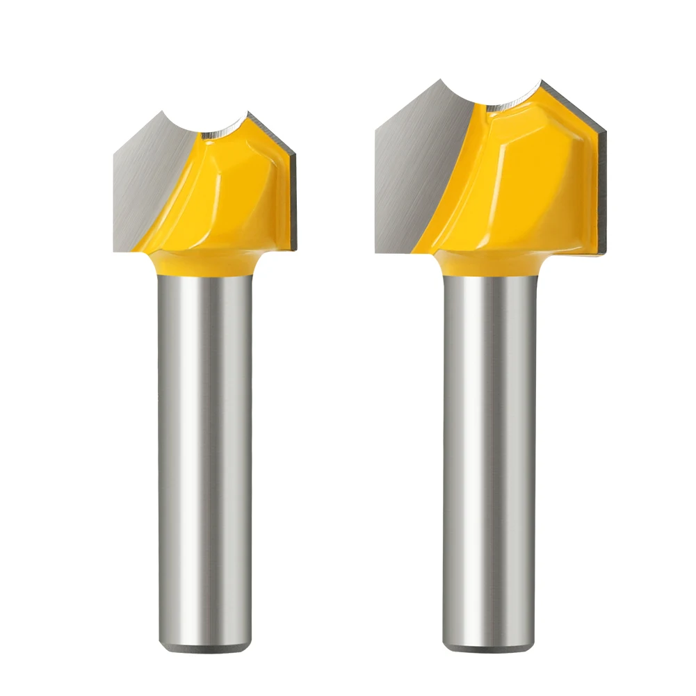 8mm Shank Professional Grade Double Arc Ball Bit Round Over Router Bits Woodworking Engraving Cutter