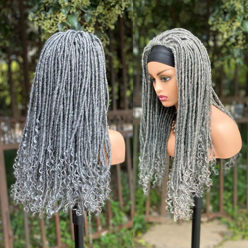 26 Inch Long Ombre Headband Dreadlock Wig, Synthetic